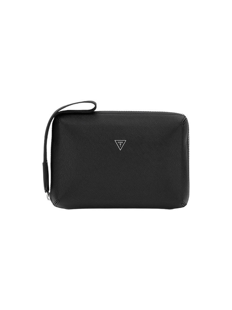 Guess Black Solid Modena Cube Case Pouch-image-21