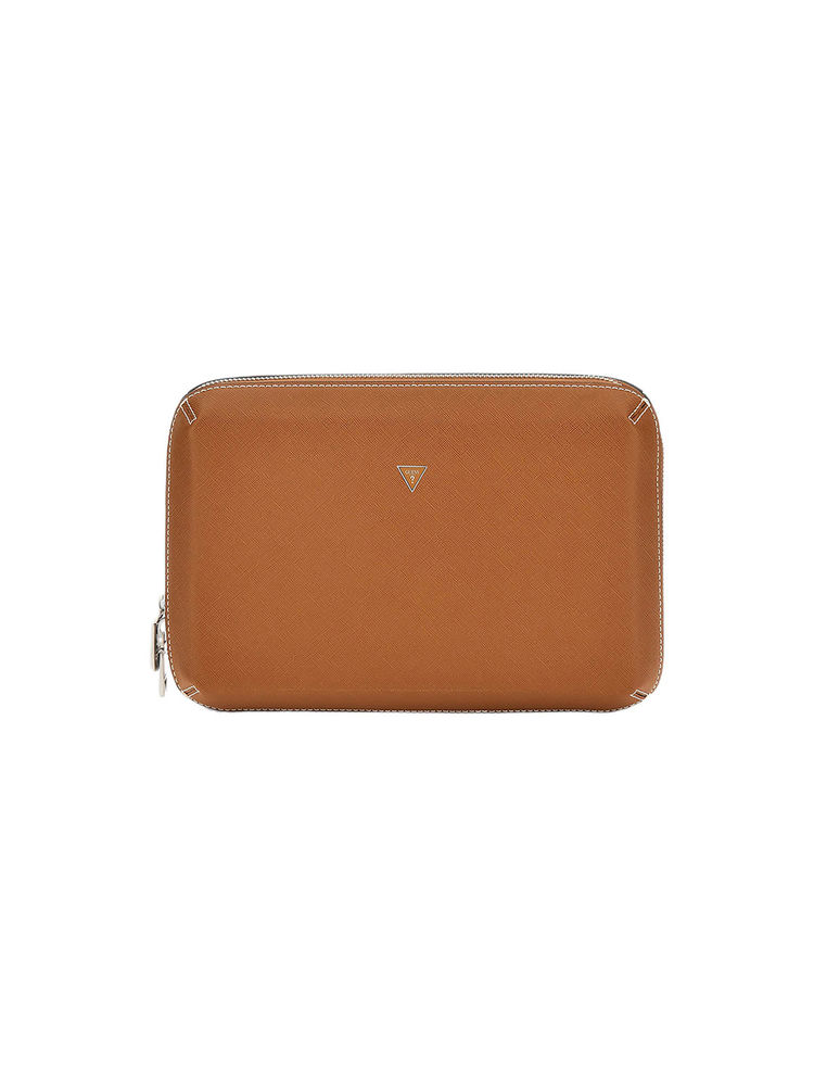 guess fashion Guess Tan Solid Modena Cube Case Pouch-picture-24