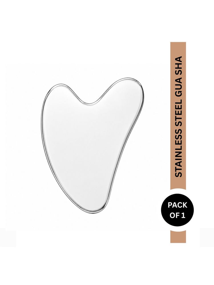 Kayanara Stainless Steel Gua Sha Tool For Facial Massage, Depuffing & Skin Care Routine-image-30