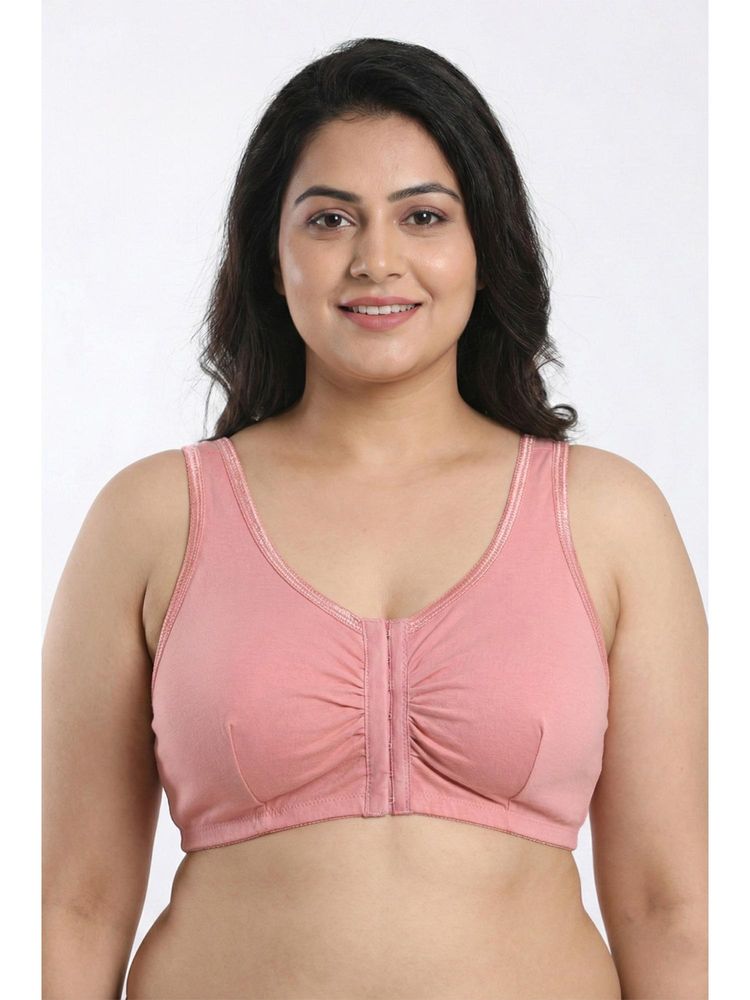 Zivame True Curve Double Layered Non Wired Super Support Bra - Peach-picture-13