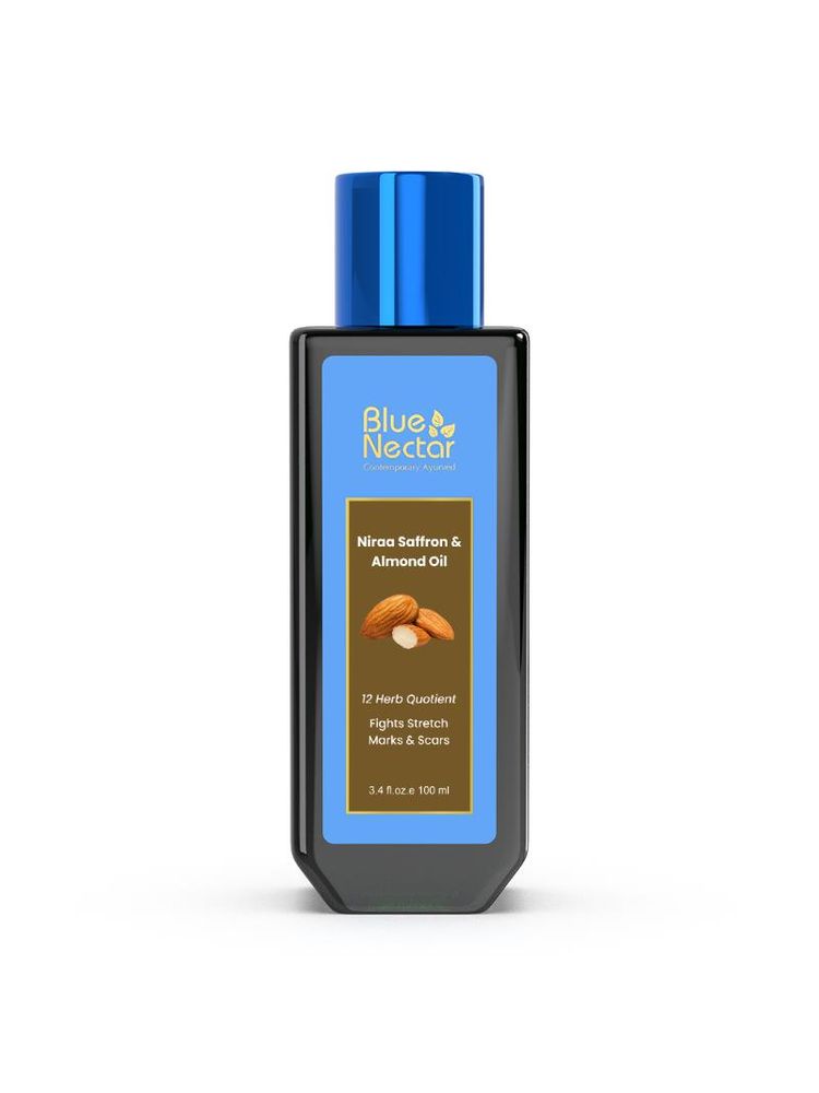 Blue Nectar Saffron & Almond Oil For Stretch Marks & Scars-picture-27