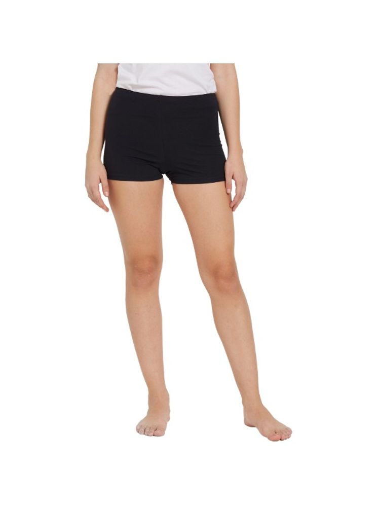 SOIE Black Hot Shorts - Black-picture-11