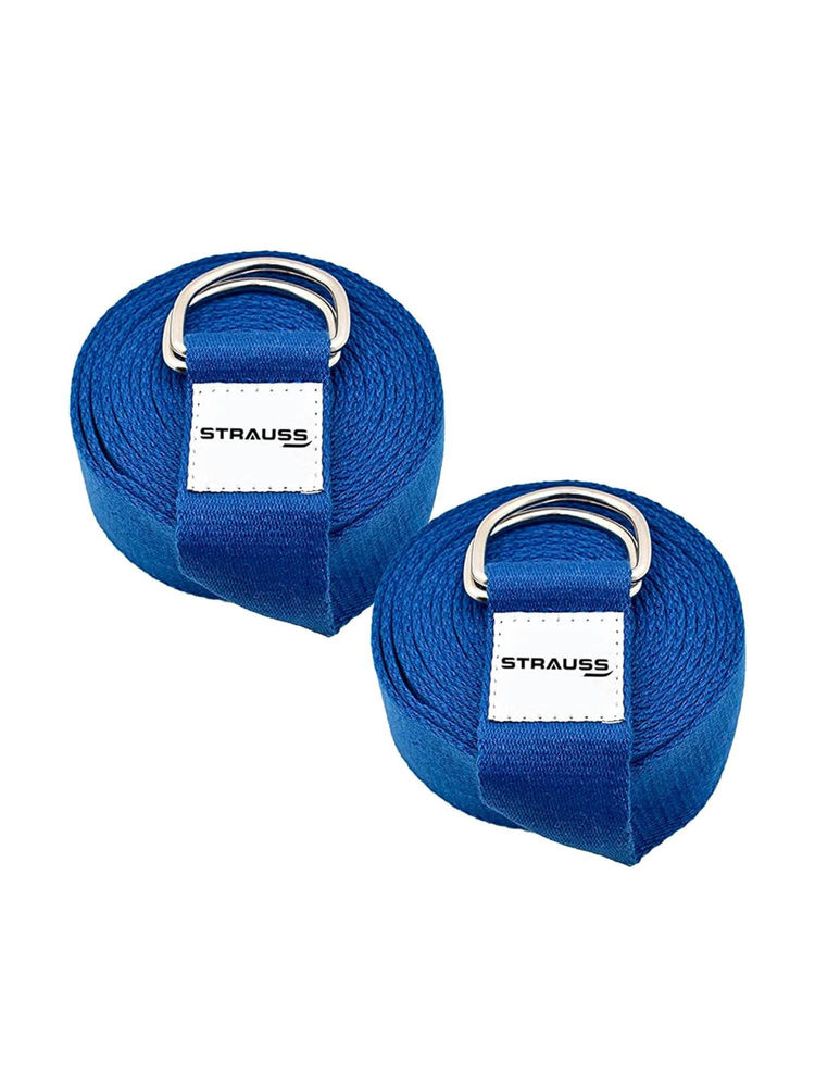 Strauss Pack of 2 Blue Yoga 8 Feet Belt-picture-21