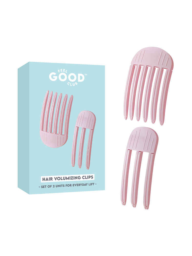 Feel Good Club Hair Volumizing Clips For Heatless Root Lift & Bounce To Flat Hair - Set Of 2