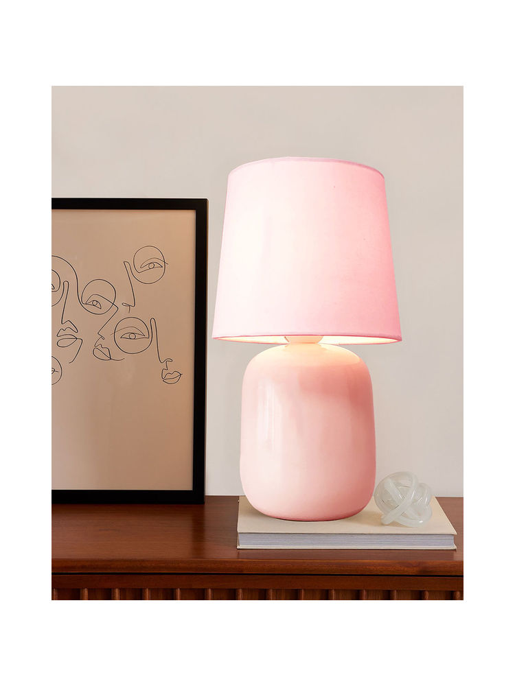 Homesake Modern Small Ceramic Table Lamp Dovel Pink-picture-15