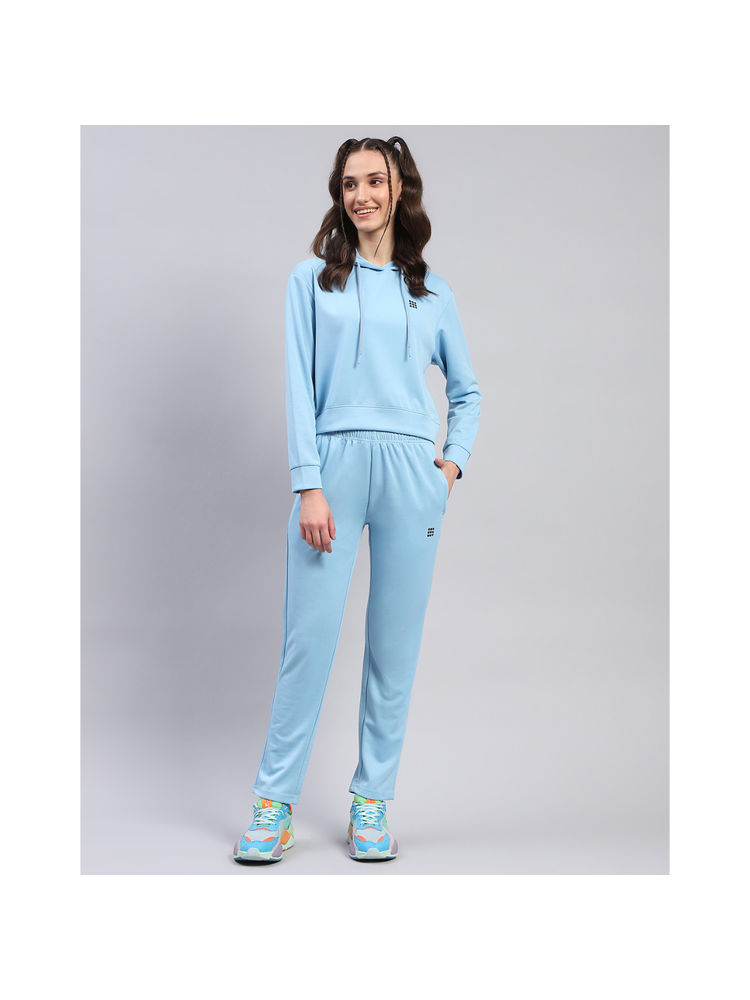 Rock.it Womens Solid Blue Hooded Neck Full Sleeve Tracksuit (Set of 2)-picture-33
