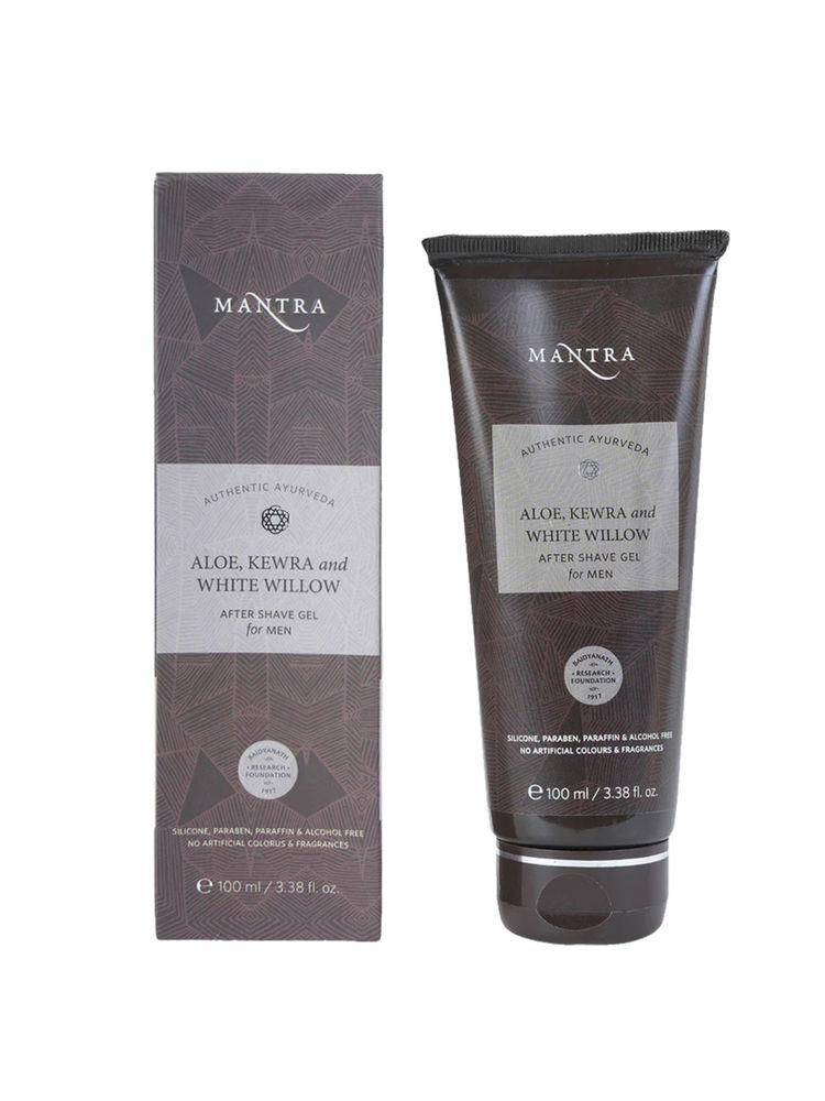 Mantra Herbal Aloe, Kewra & White Willow After Shave Gel For Men-picture-26