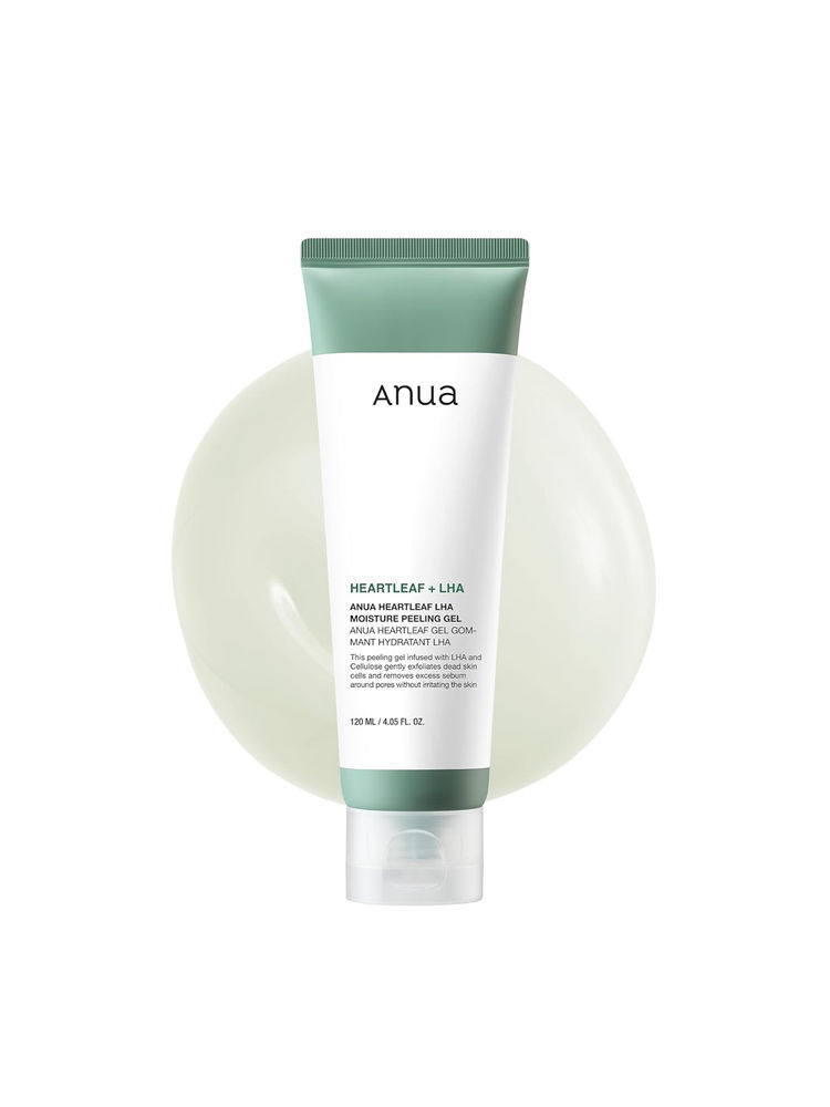 Anua Heartleaf Lha Moisture Peeling Gel with Hyaluronic Acid, Hydrating Exfoliator for Glass Skin