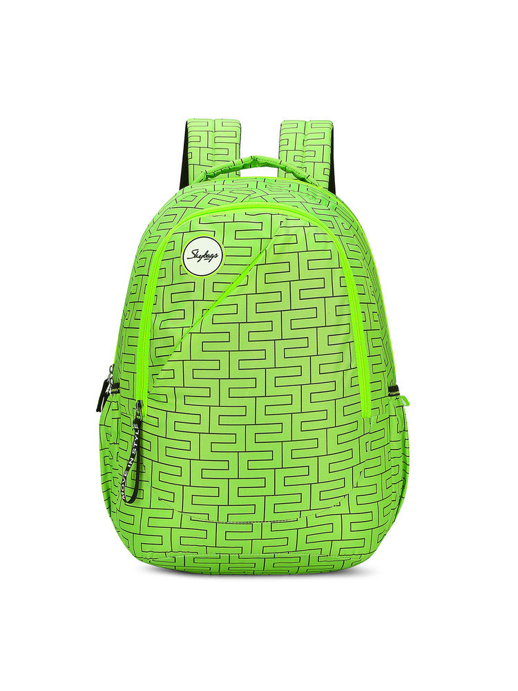 Skybags Tango 1 Green School Backpack-picture-17