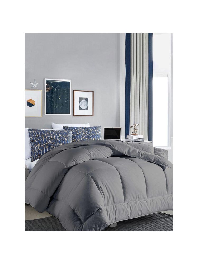 Razzai Microfiber Grey Mild Winter 300Gsm Single Bed |Quilt|Dohar-picture-13
