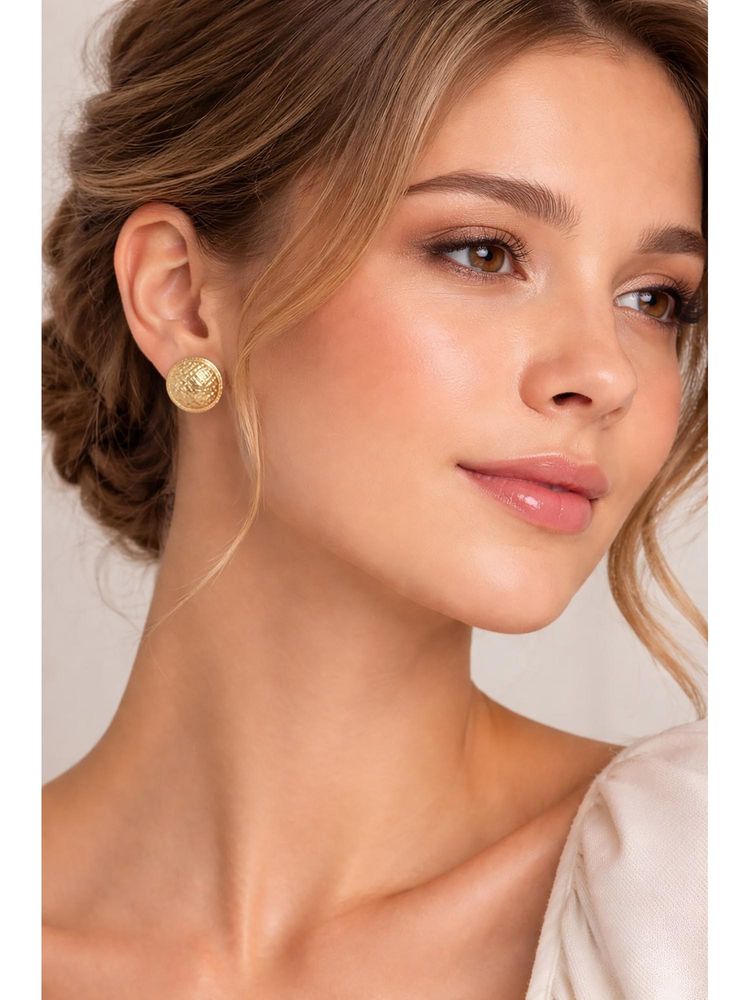 Niska Geometric Floral Pattern Earrings-picture-11