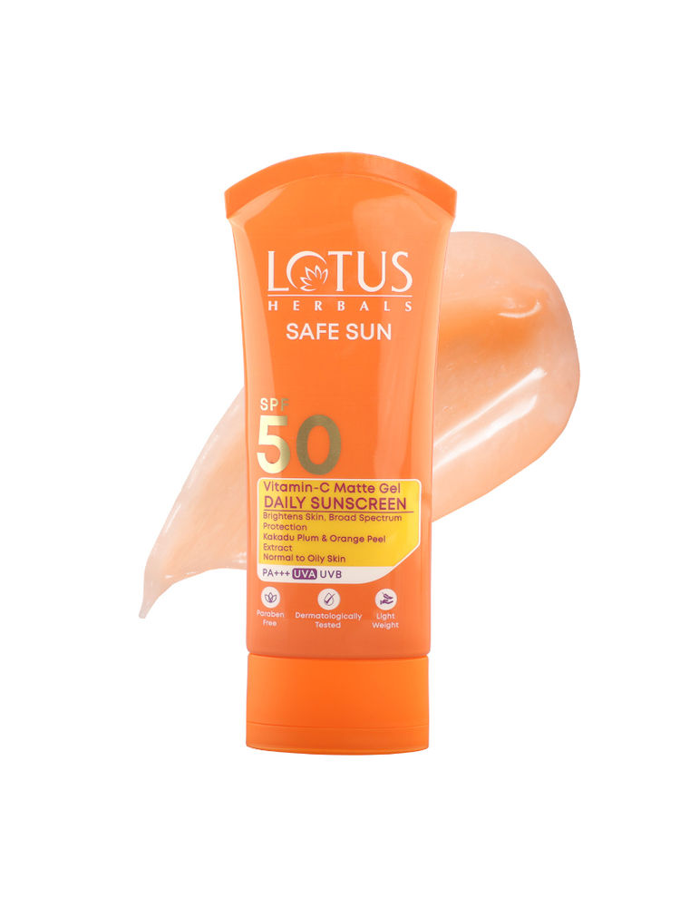 Lotus Herbals Safe Sun Vitamin C Matte Gel Daily Sunscreen SPF 50 PA+++-image-9