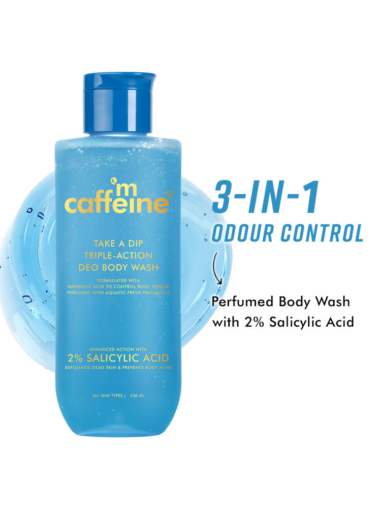 MCaffeine Take A Dip Triple-Action Deo Body Wash