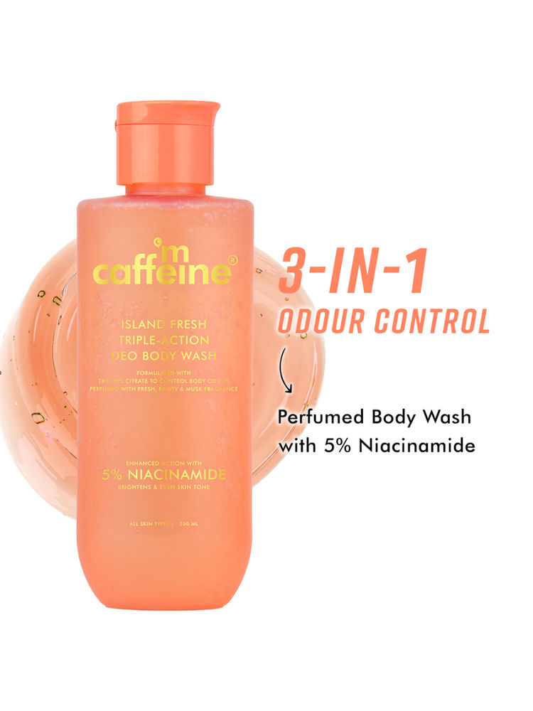 MCaffeine Island Fresh Triple-Action Deo Body Wash-image-45