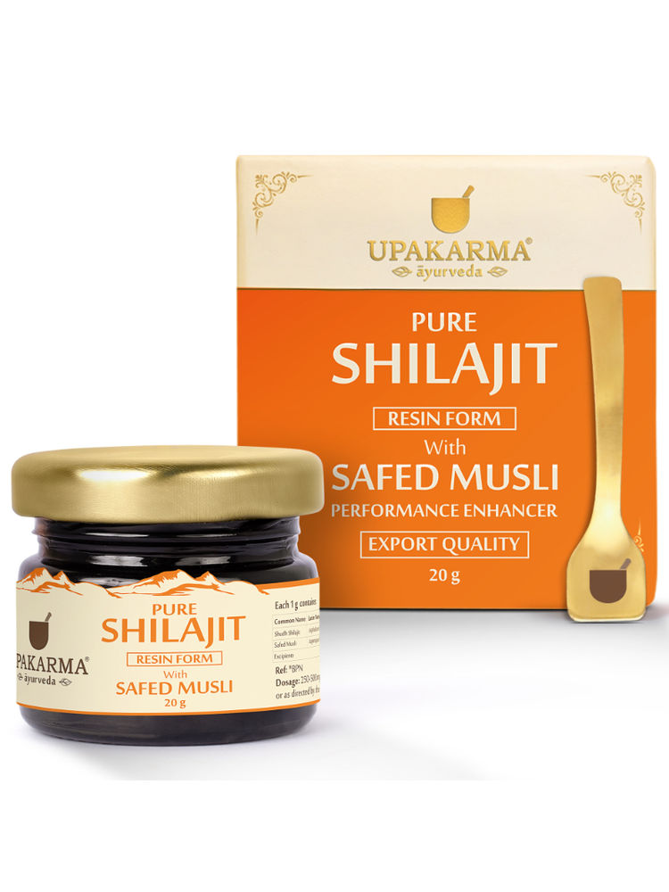 Upakarma Ayurveda Pure Shilajit Resin With Safed Musli