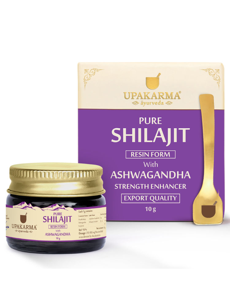 Upakarma Ayurveda Pure Shilajit Resin Form With Ashwagandha
