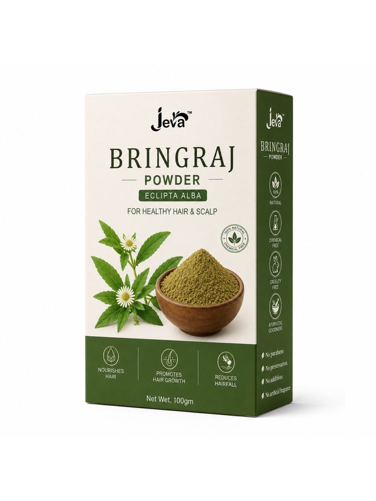 Jeva Bhringraj Herbal Hair Care Powder-image-3