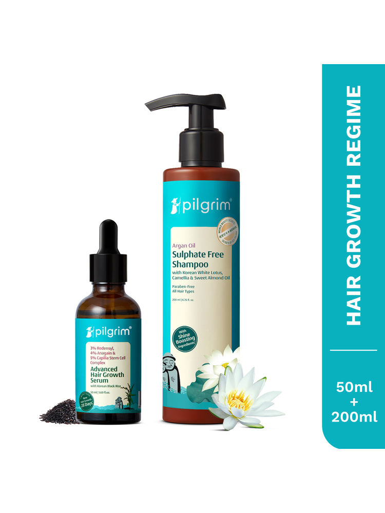Pilgrim 2-Step Combo Hair Growth Regime For Hair Fall Control & Growth Strengthens & Nourishes Hair-picture-29