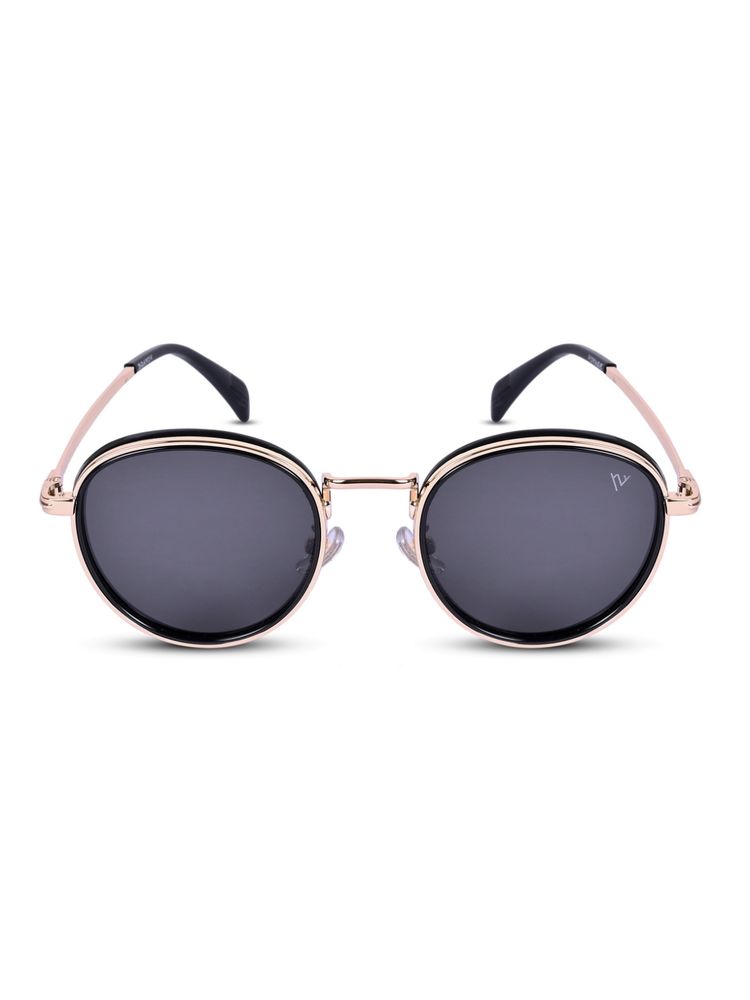 Voyage Grey Round Polarized Sunglasses for Men & Women - 3040Mg3981 (47)-picture-27
