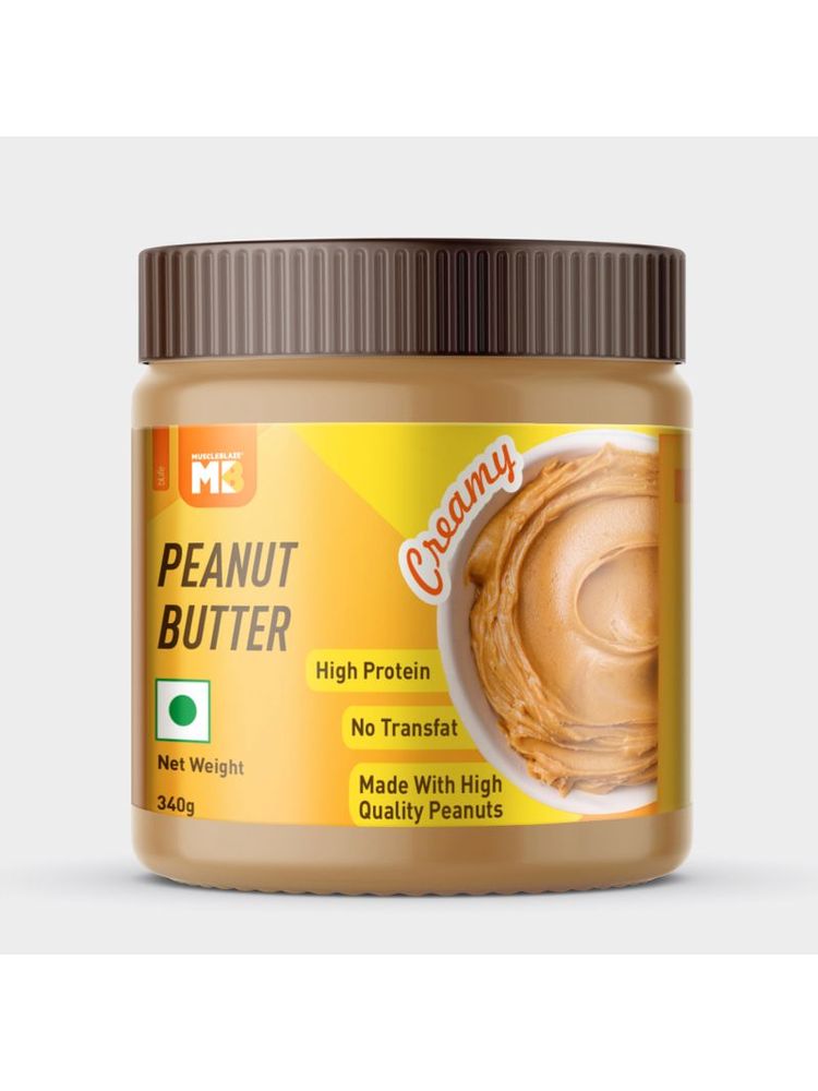 MuscleBlaze Peanut Butter With Added Omega - Creamy