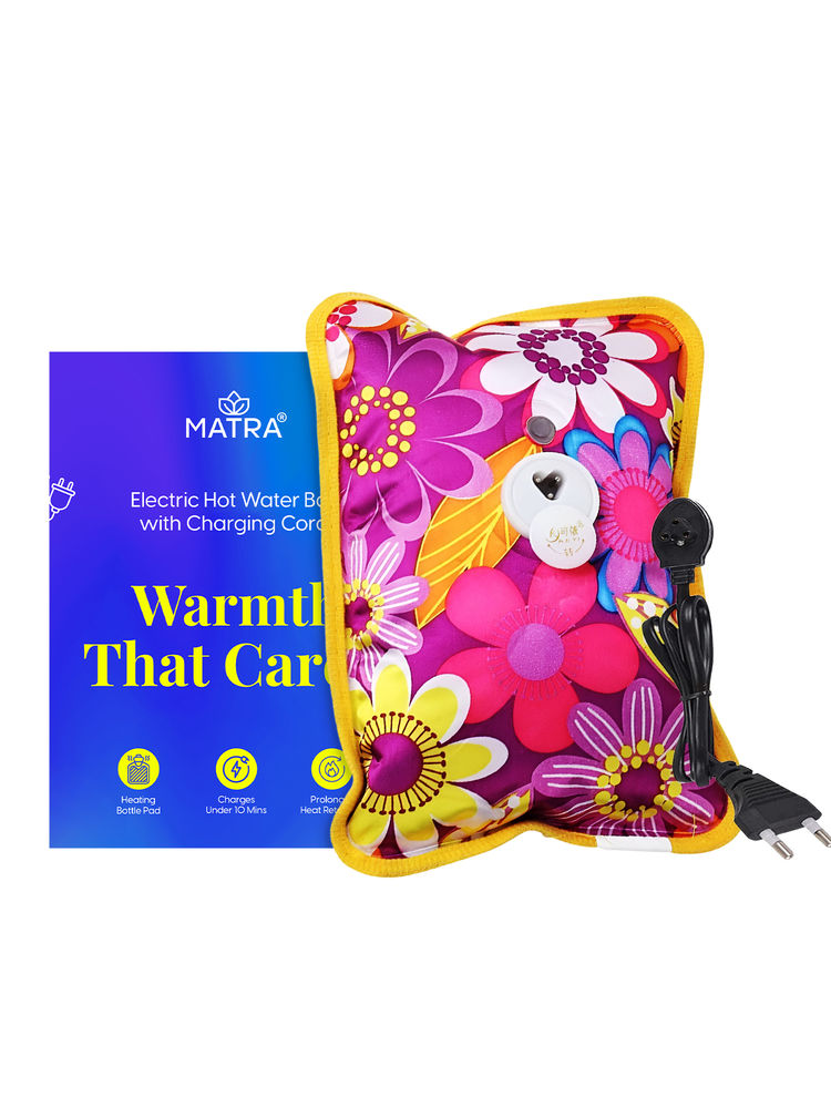 Matra Electric Hot Water Bag Heating Pad Bottle for Pain Relief & Warmth Rechargeable with Cord