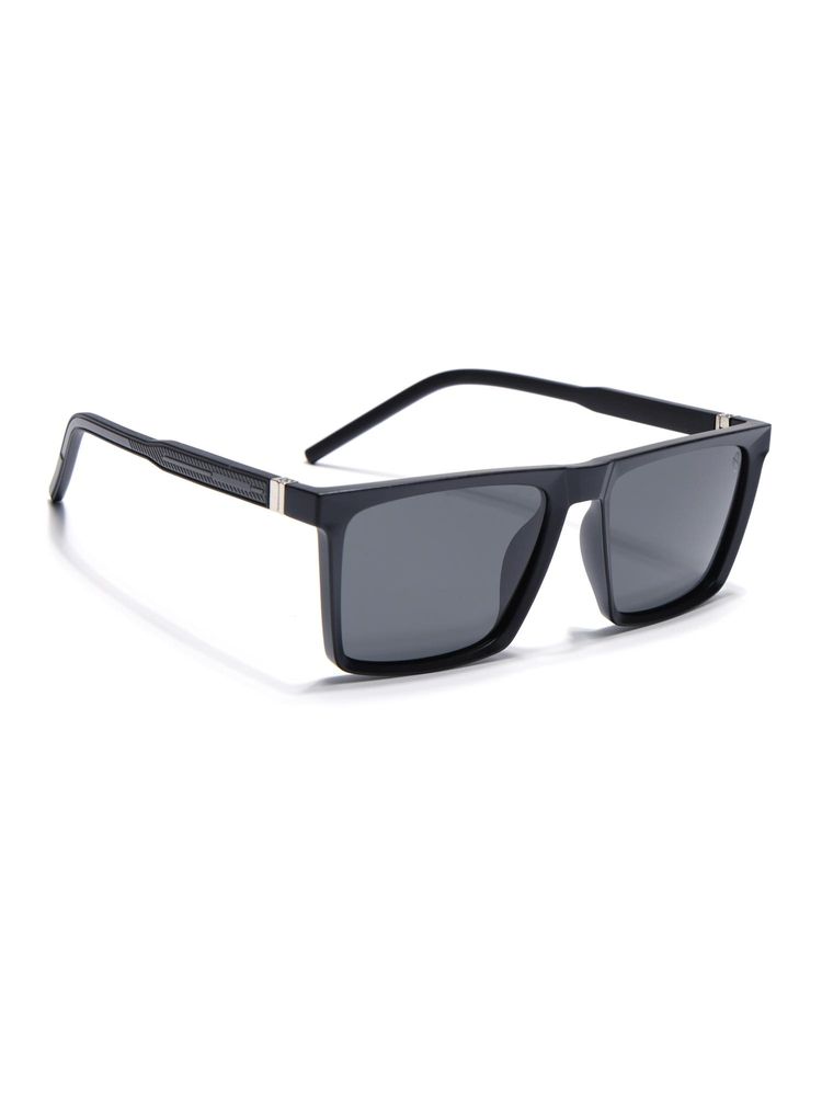 Eyejack Unisex Polarized UV Protected Square Grey Lens Sunglasses - 17014PCL766 (55)-picture-38