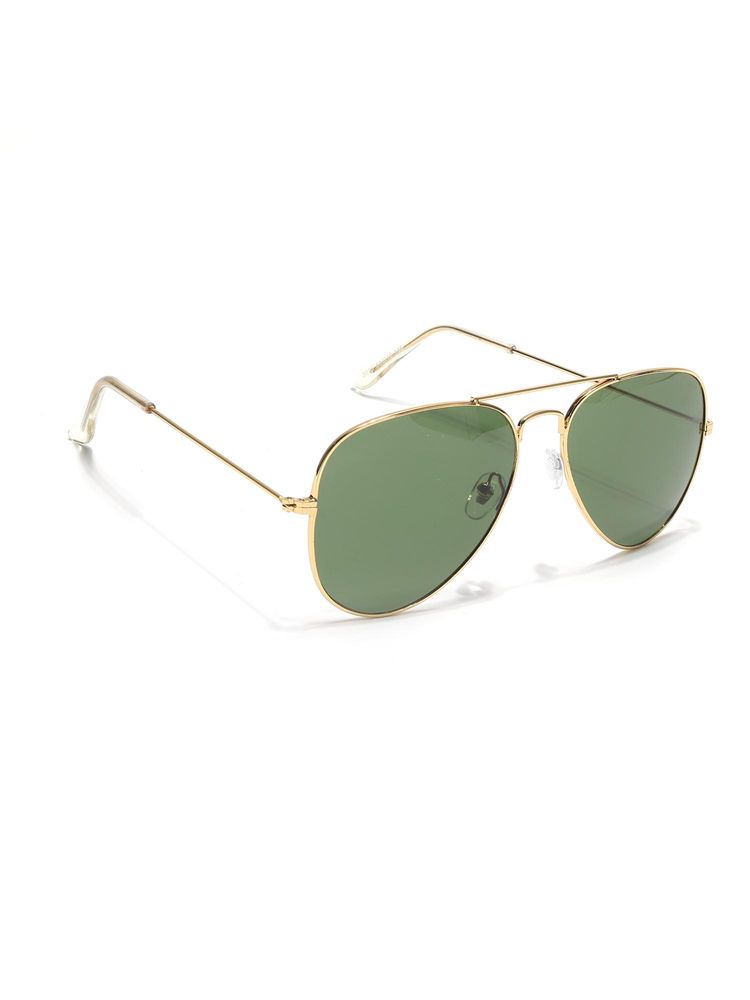 Eyejack Unisex UV Protected Aviator Green Lens Sunglasses - 3025CL981 (58)-image-37