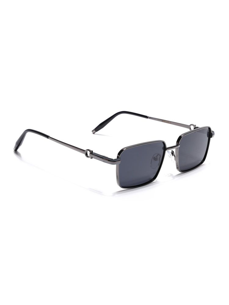 Eyejack Unisex Polarized UV Protected Rectangle Black Lens Sunglasses - WS1411PCL2193 (52)-picture-14