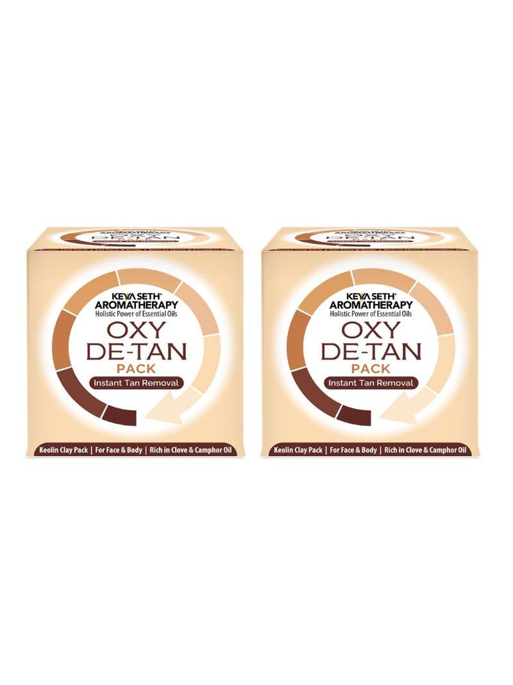 Keya Seth Aromatherapy Oxy De Tan Pack Instant Tan Removal - Pack of 2-image-42