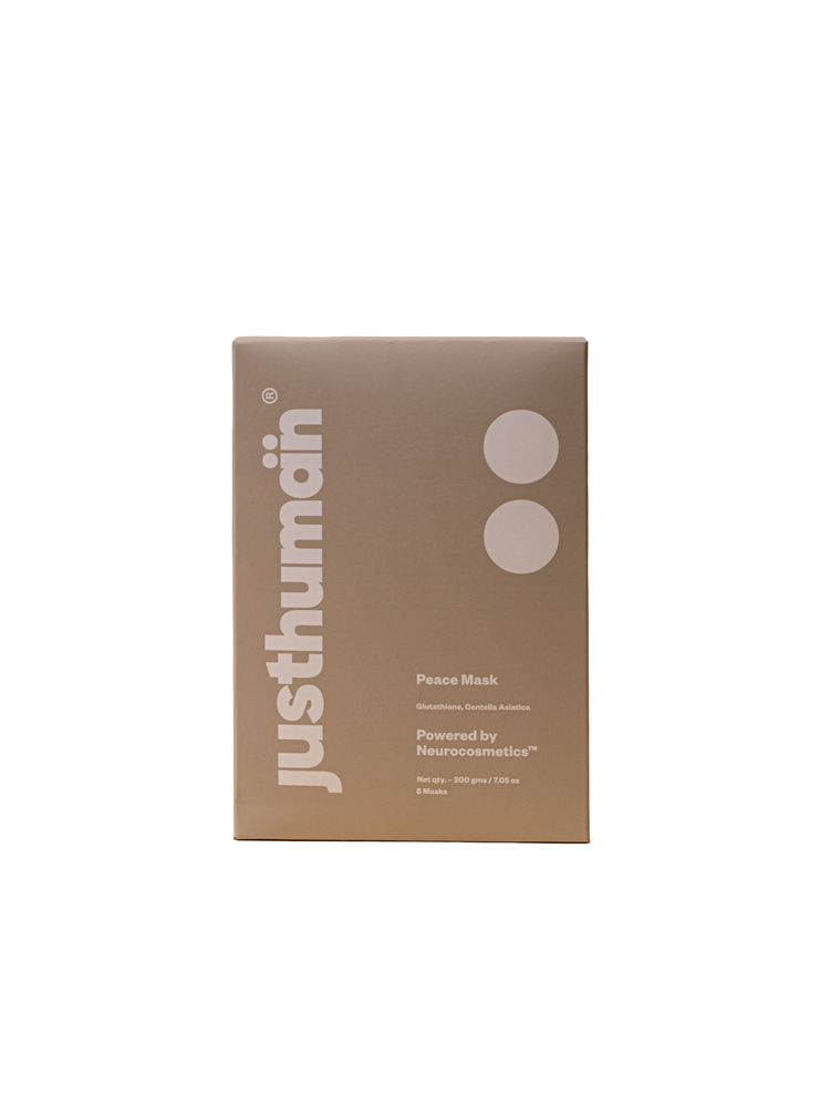 Just Human Peace Mask Made In Korea Neurocosmetic Restorative Sheet Mask For Calming-image-33