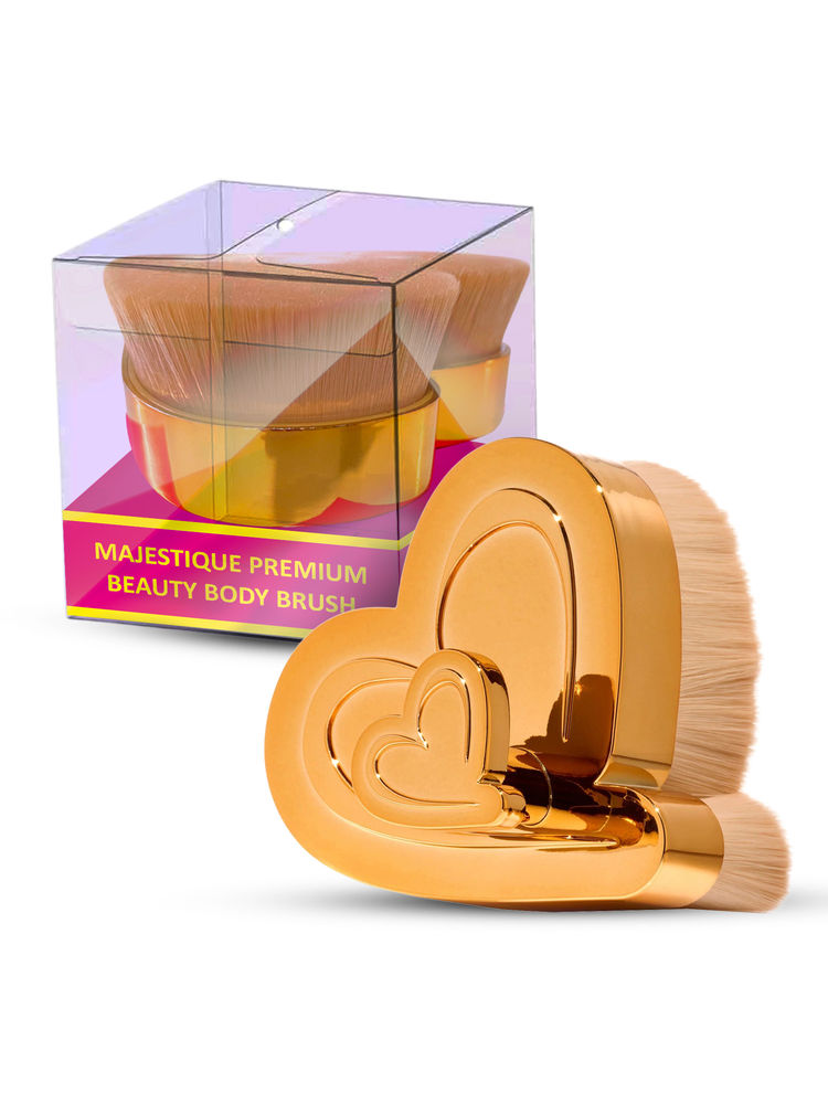 Majestique Premium Body Brush, Body Makeup Brush & Lotion Applicator, Soft Vegan Blush Brush-image-18