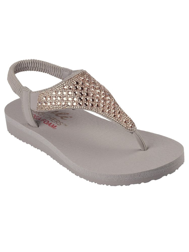SKECHERS Womens MEDITATION Taupe Casual Sandals-picture-18