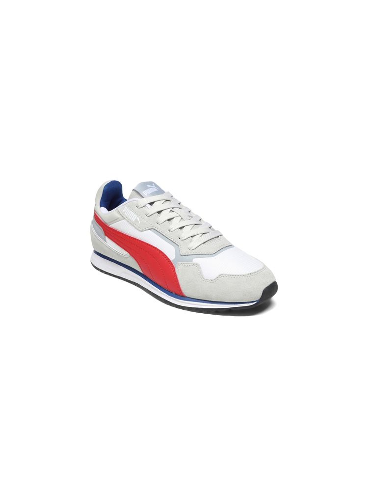 Puma Grey Softride St Miler Lightweight Sneakers-image-18