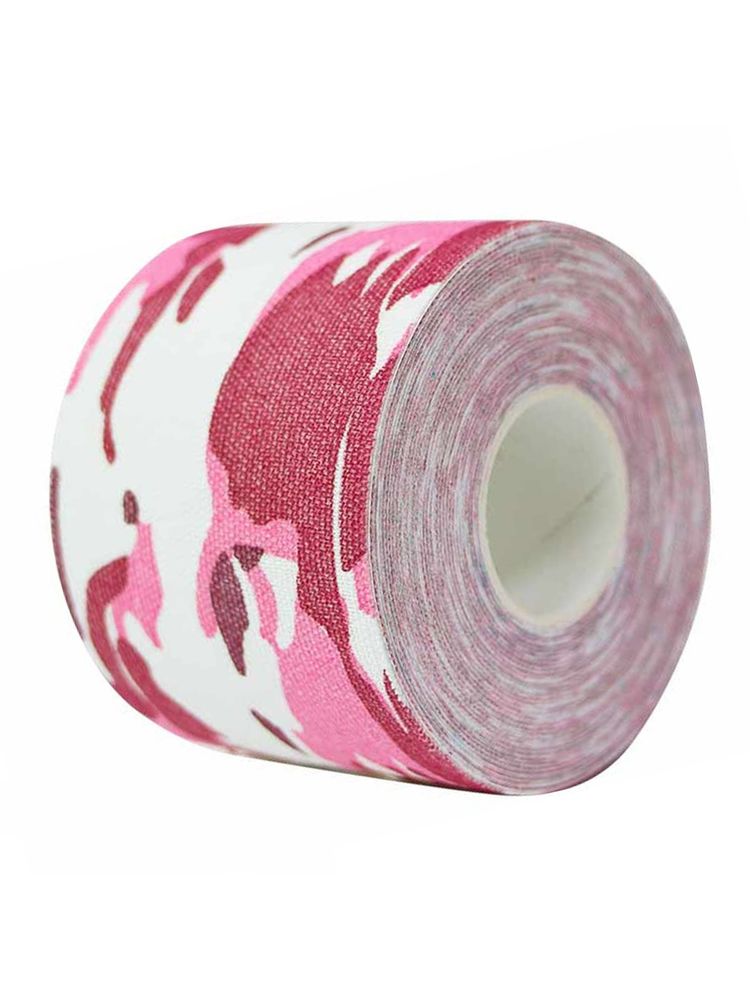 Strauss Kinesiology Sports Tape Knee, Calf and Thigh Support (Camo Pink)