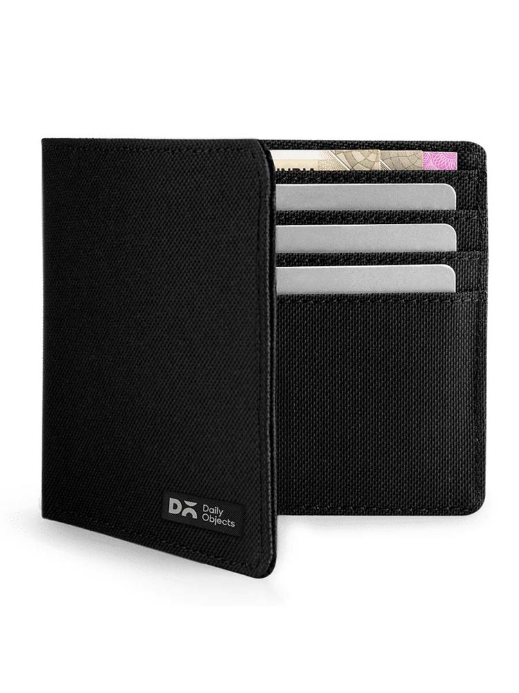 DailyObjects Black Ballistic Nylon Slim Classic Billfold Wallet-picture-10