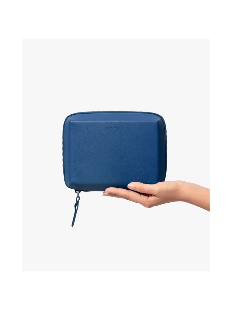 DailyObjects Blue Marshal Mini Tech Kit Organiser Wallet - Leatherite-picture-25