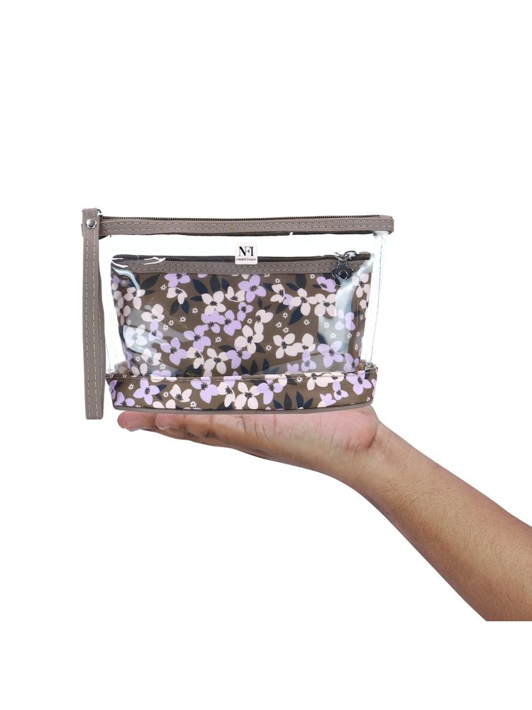 NFI Essentials Set of 2 Printed Cosmetic Makeup Pouch for Women-picture-28