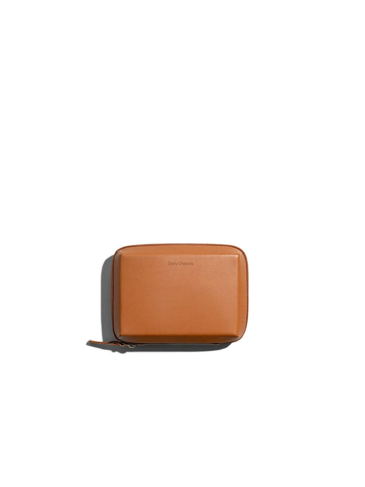 DailyObjects Marshal Mini Tech Kit Organiser - Tan-picture-16