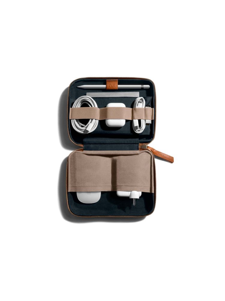 DailyObjects Marshal Tech Kit Organiser Wallet - Tan-picture-11