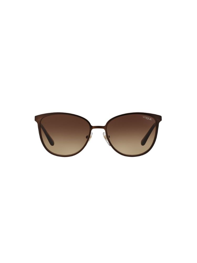 Vogue Eyewear 0VO4002S Brown Round Sunglasses (55 mm)-picture-13