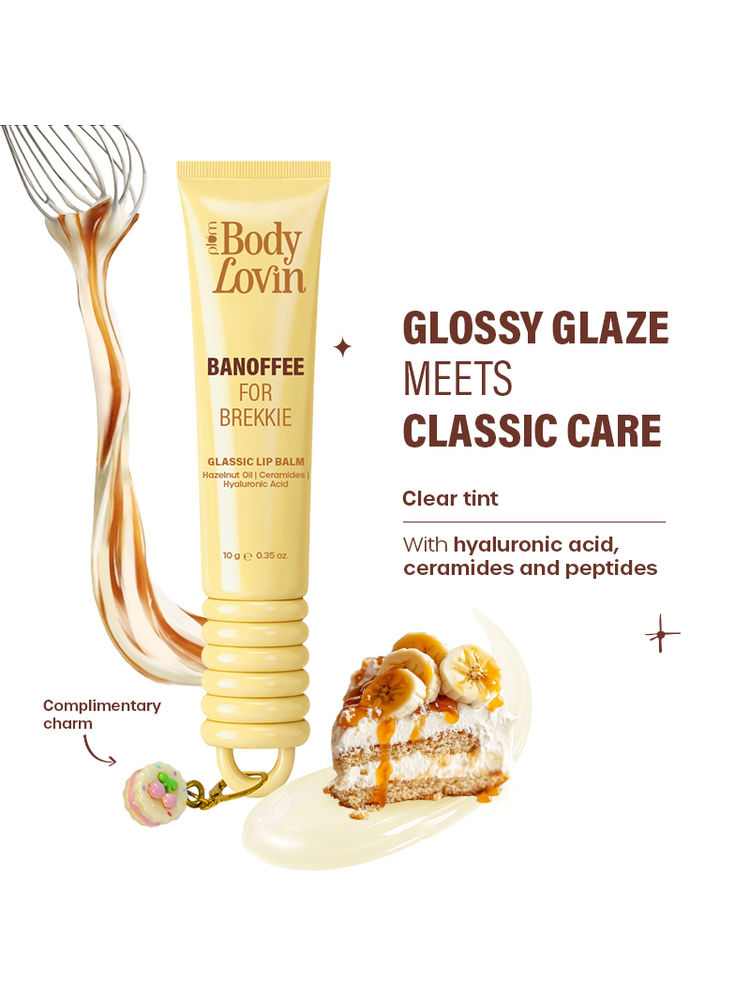 Plum BodyLovin' Banoffee For Brekkie Glassic Lip Balm - Clear Gloss-picture-21