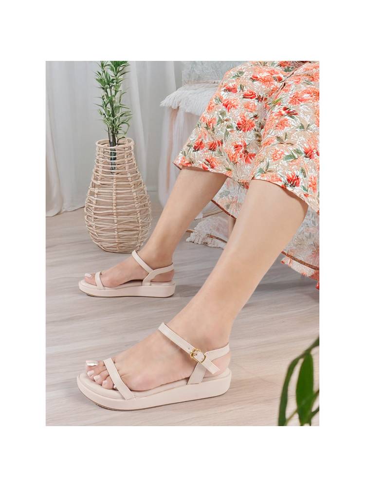 Carlton London Women's Platform Ankle Strap Sandals