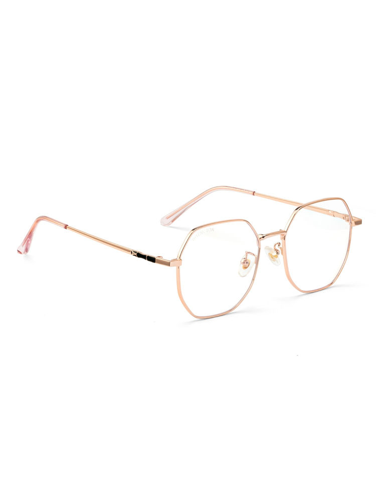 Royal Son Hexagonal Men Women Spectacles Frame Blue Ray Cut Lens - SF0019-C5-picture-14