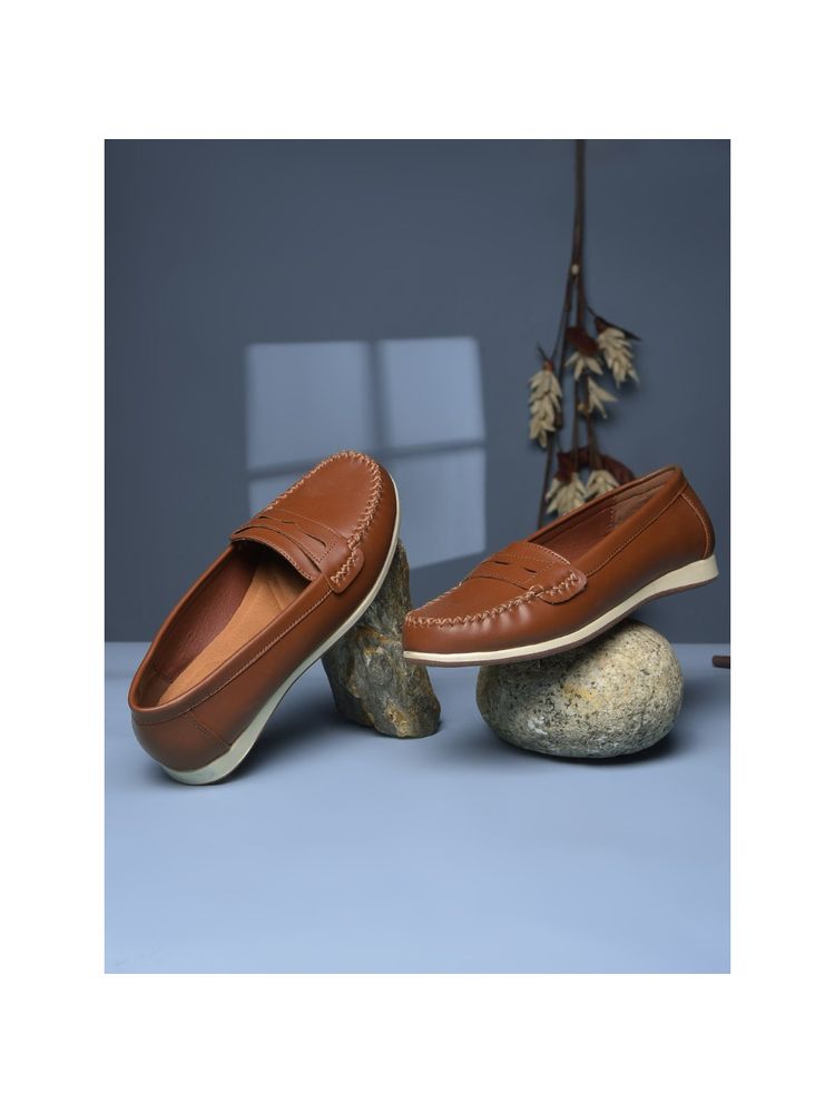 Bata Women Brown Casual Loafers