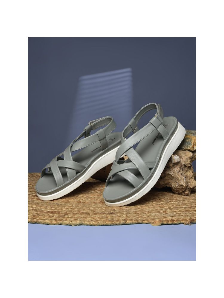Hush Puppies Women Grey Platform Sandals-picture-14