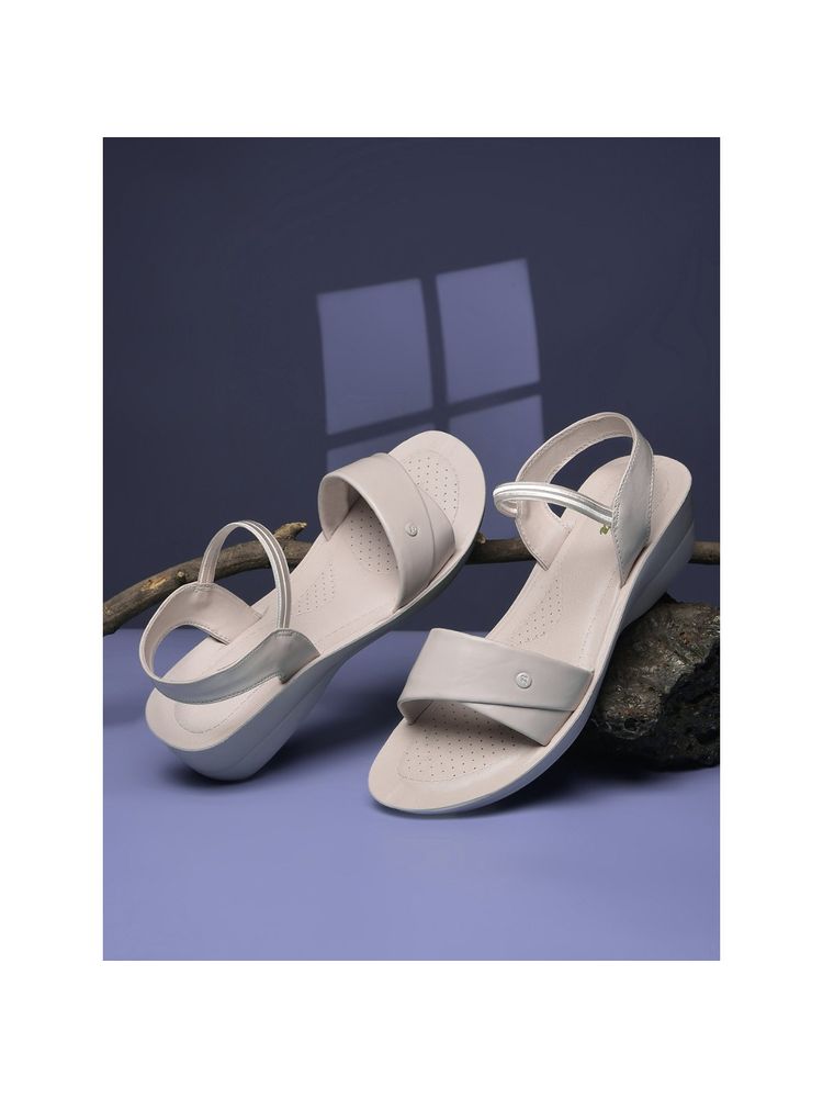 Bata Women Pink Wedges Sandals-image-34