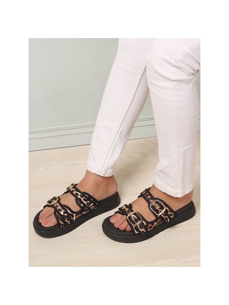 ELLE Women Black Sandals-picture-11