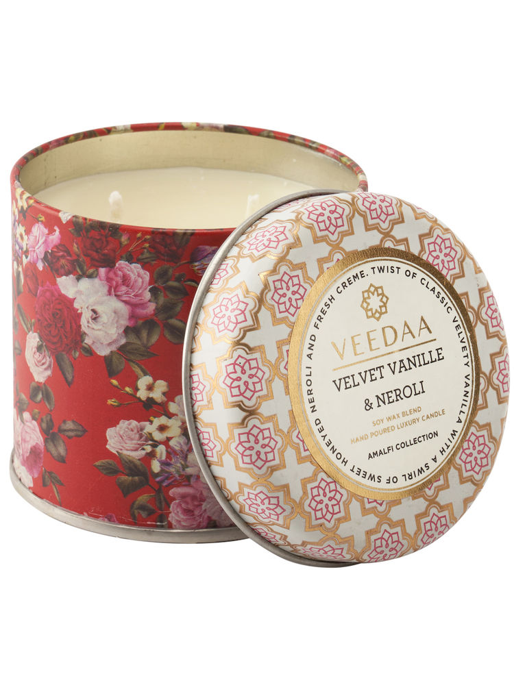 Veedaa Candles Velvet Vanille & Neroli Mason Tin Scented Candle