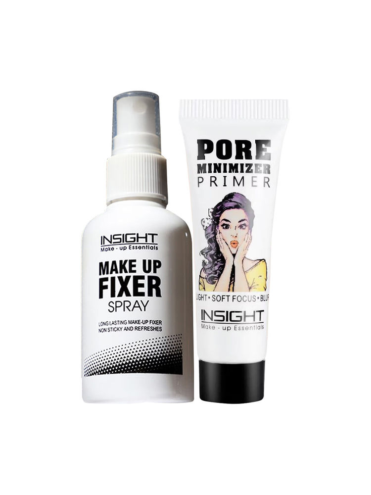 Insight Cosmetics Pore Minimizer Primer & Make Up Fixer Spray Combo-image-23