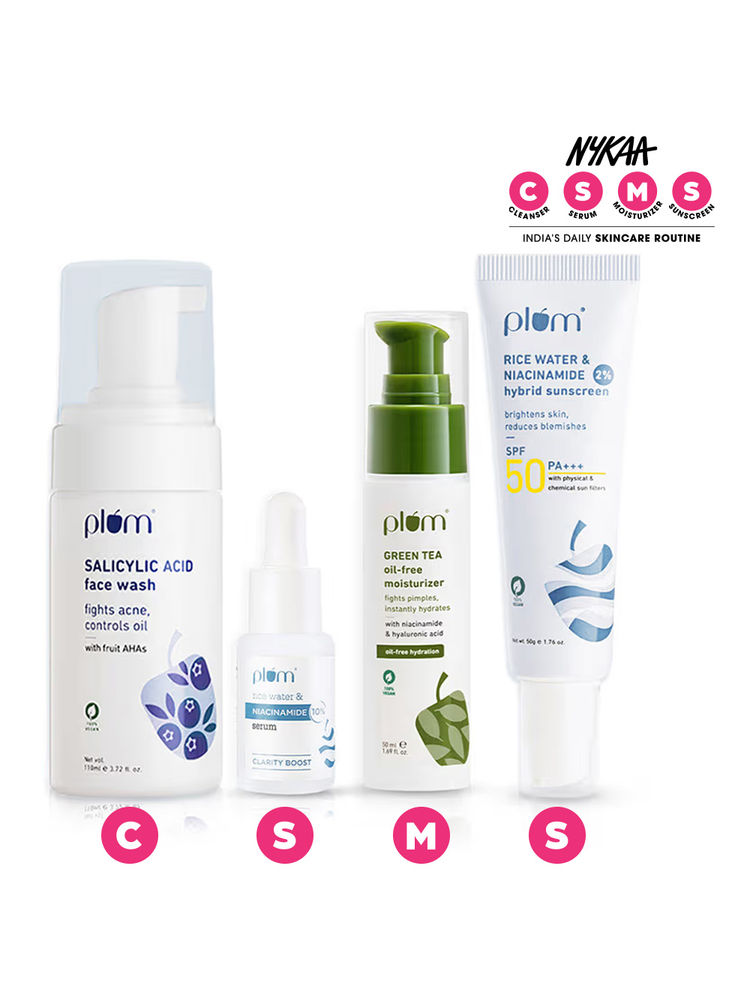 Plum Bright & Clear Skin Bestsellers CSMS Combo